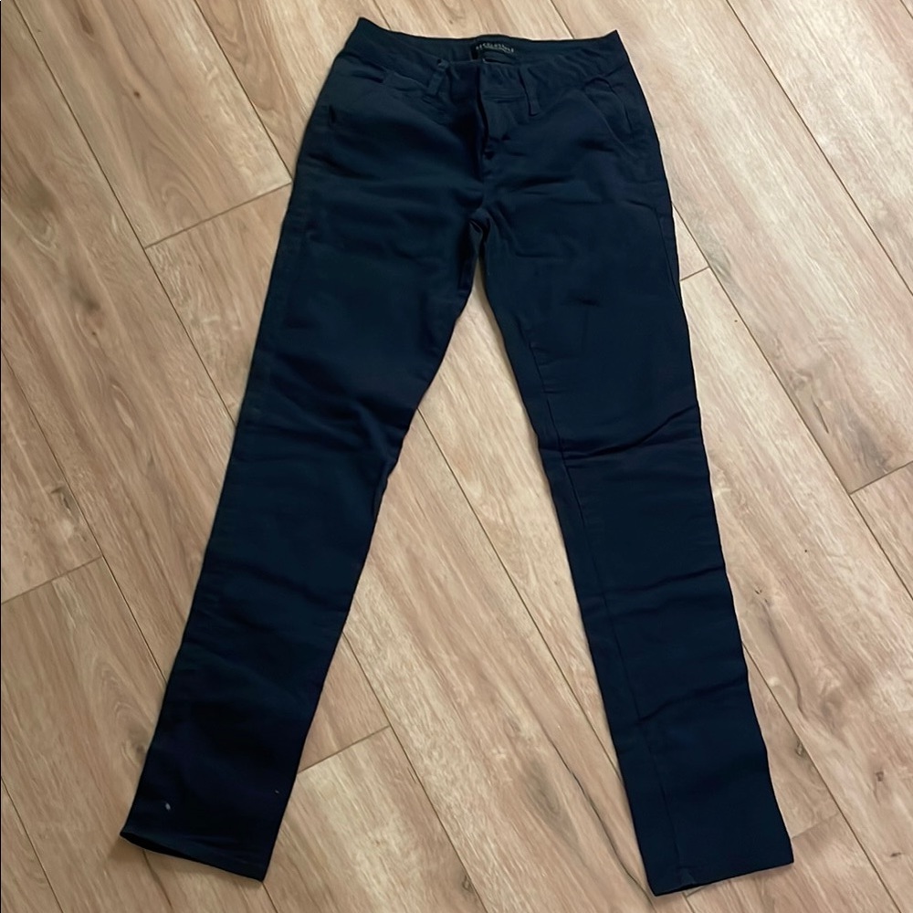 Navy Slim Fit Pants